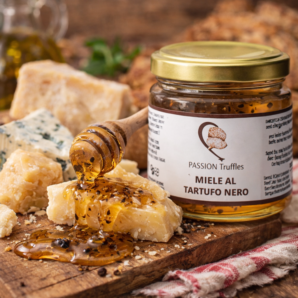 Trüffelhonig - Miele al tartufo nero 80g