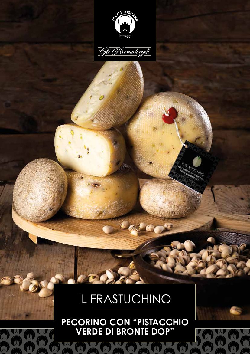 Il Frustacchino - Pecorino con Pistacchio Verde di Bronte Dop (Pistazien) ca. 300g/Stück