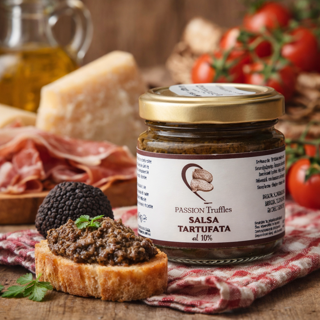 Salsa tartufata original Rezept - Schwarze Trüffelcreme 80g 